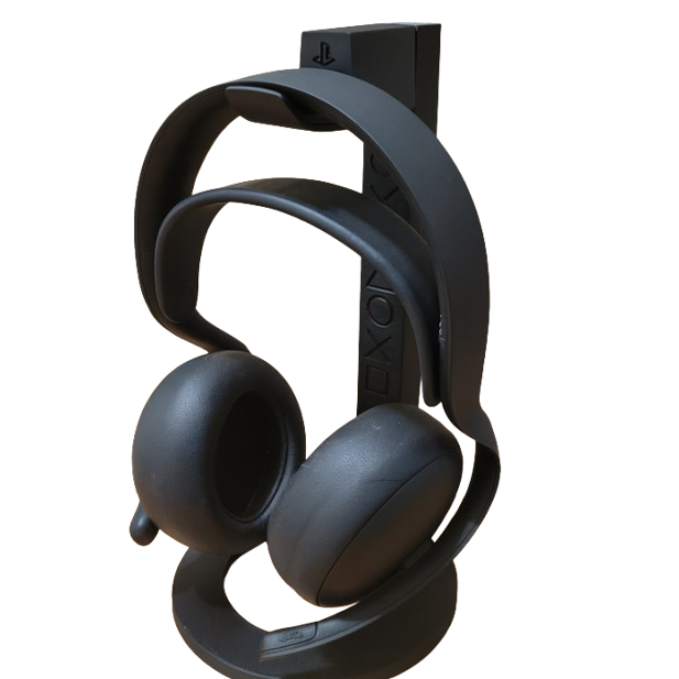 Suporte para Headset Sony Pulse Elite – Tema PlayStation com Símbolos PS | Base Gamer 3D