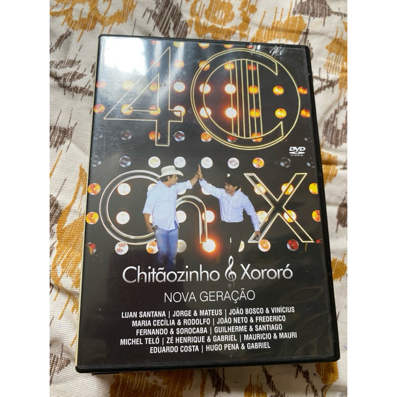 dvd show Chitãozinho e xororo 40 anos nova geração