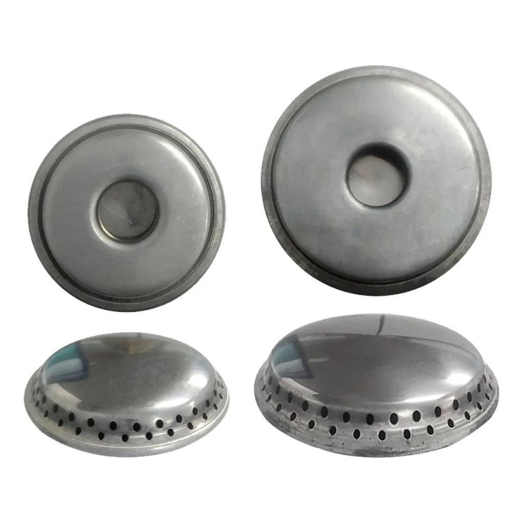 Kit 4 Espalhadores Conjugado Alumínio Para Fogão Dako Antigo