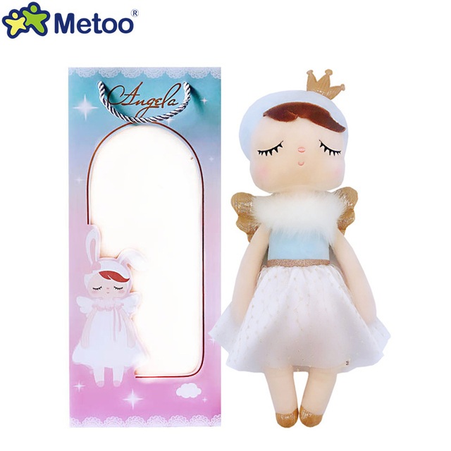 Boneca Metoo Angela Anjo 34 Cm + Sacola Metoo - Original
