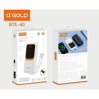 Bteria Portátil Power Bank Turbo PD 22.5W Display 20000mAh - Agold - BTE-40
