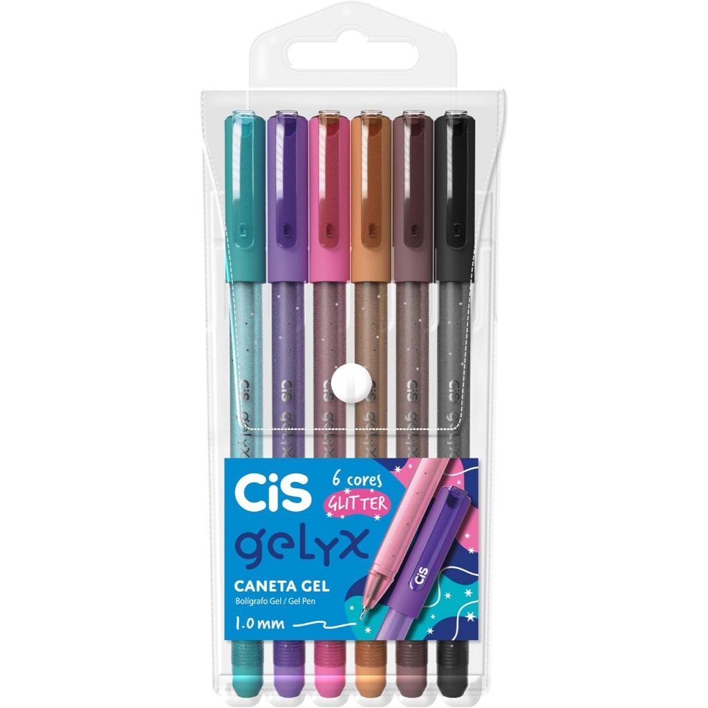 Caneta Gel Cis Gelyx Glitter- CIS