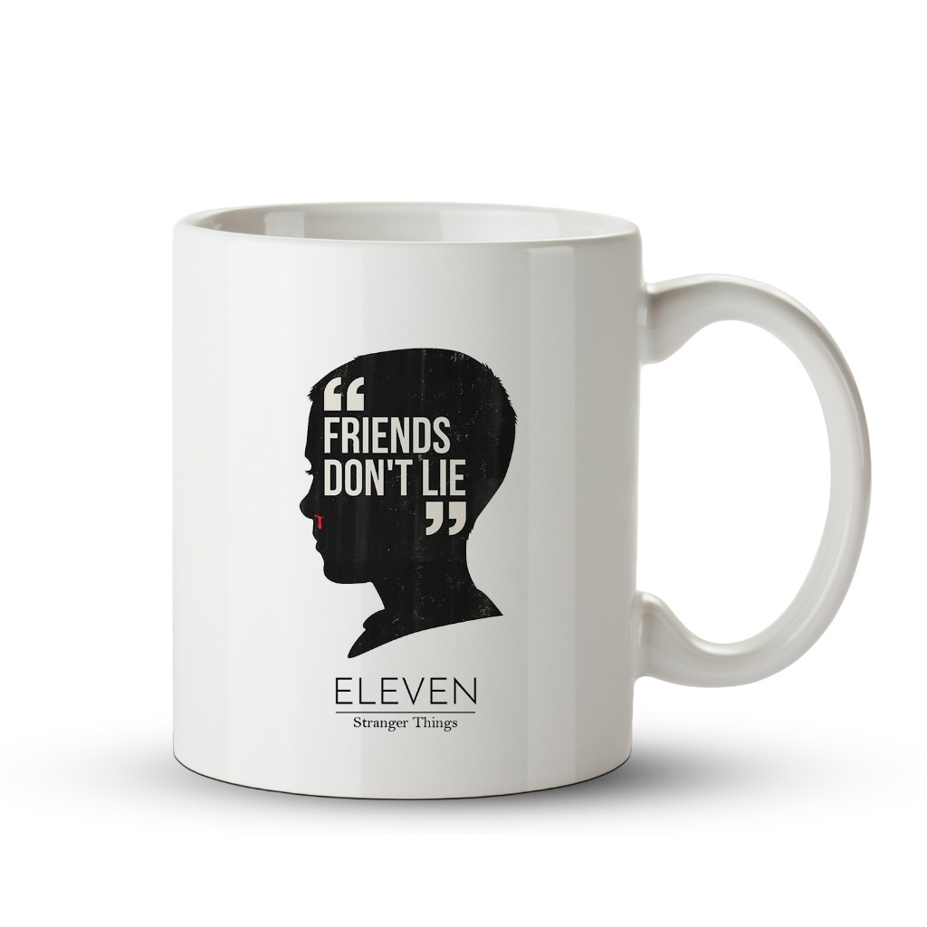 Caneca Eleven – Stranger Things – Friends Don’t Lie