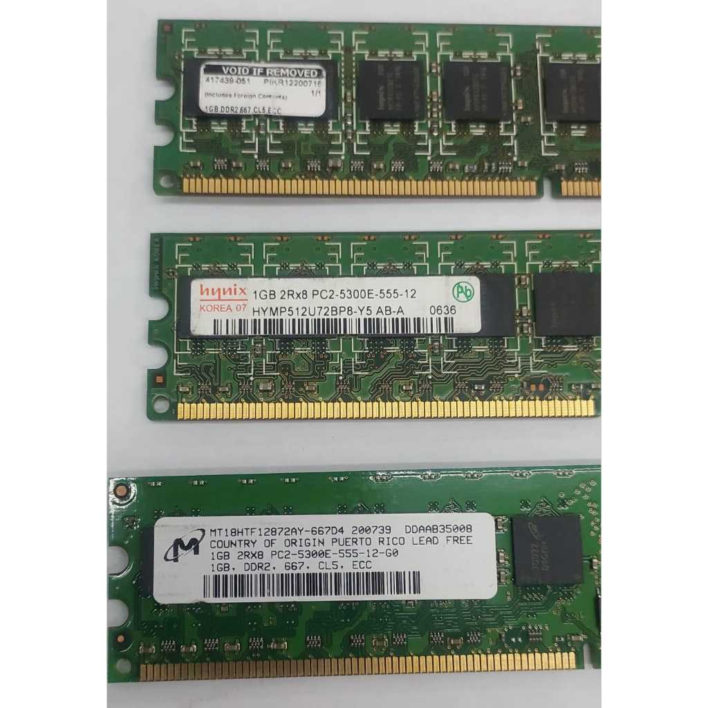 Memória Ddr2 Marcas variadas 1gb  6400 e 5300 PC2