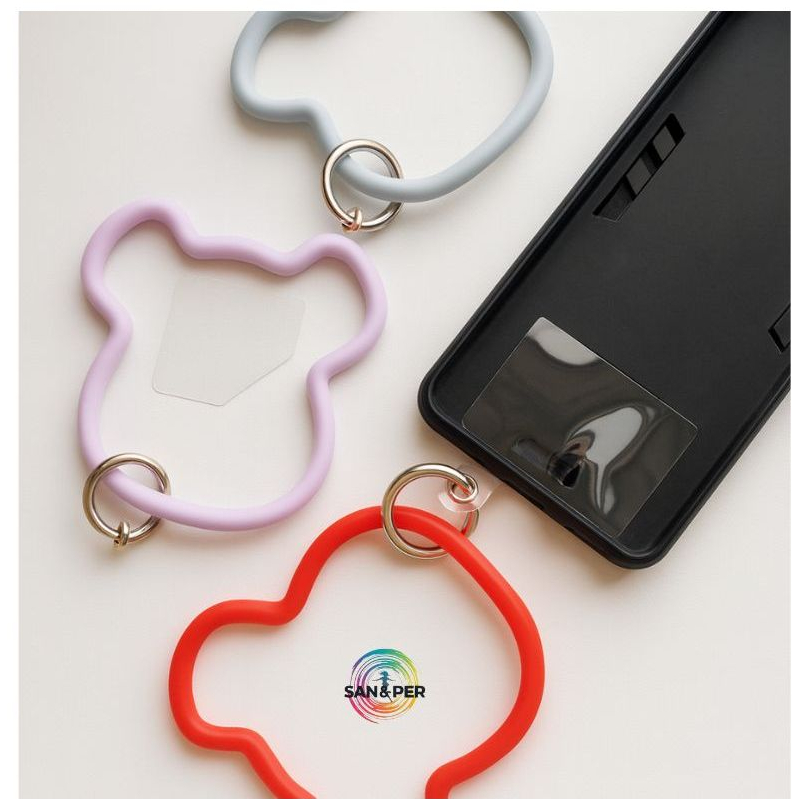 Salva Celular Cordinha de Silicone para Celular Pulseira Anti-Roubo Universal Smartphone
