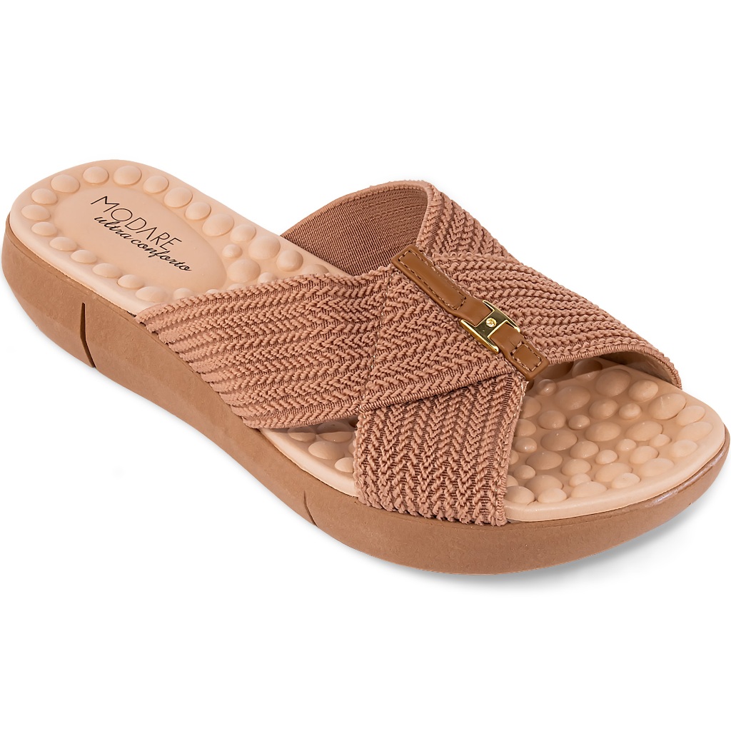 Chinelo Modare Ortopédico Esporão Massageador Conforto 7142 Nude em Oferta na Shopee