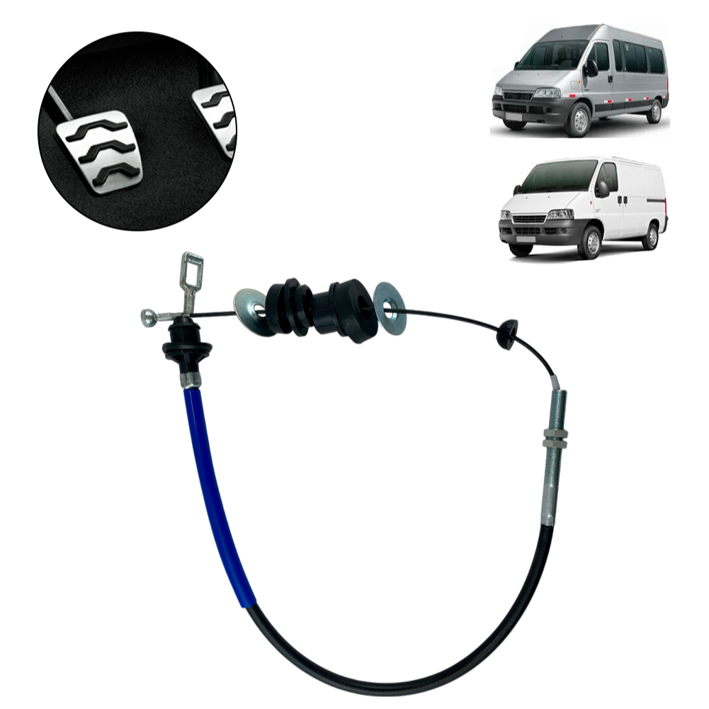 Cabo Embreagem Ducato Vetrato Cargo Motort 2.8 Turbo Diesel Mlgu 2001 2002 2003 2004 2005 a 2025