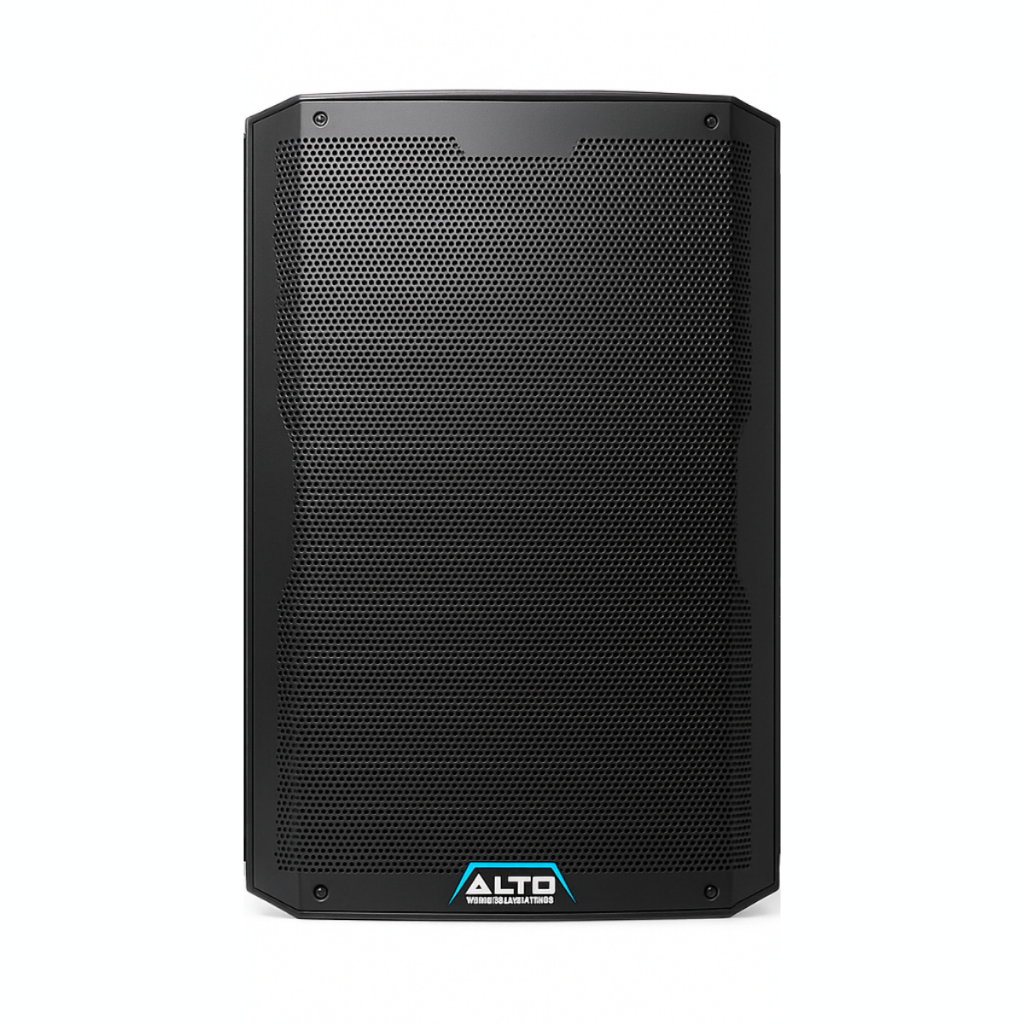 Caixa de som Alto falante Amplificada Profissional Truesonic 4 Bluetooth Classe D P.A - 110V