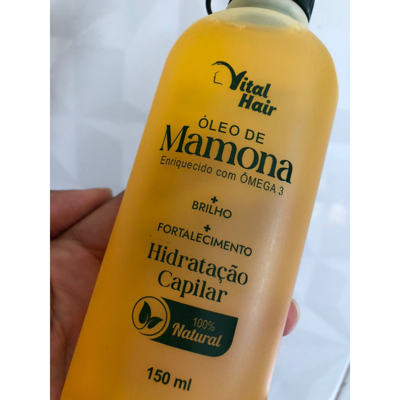 Óleo de Mamona tratamento capilar 150ml em Oferta na Shopee