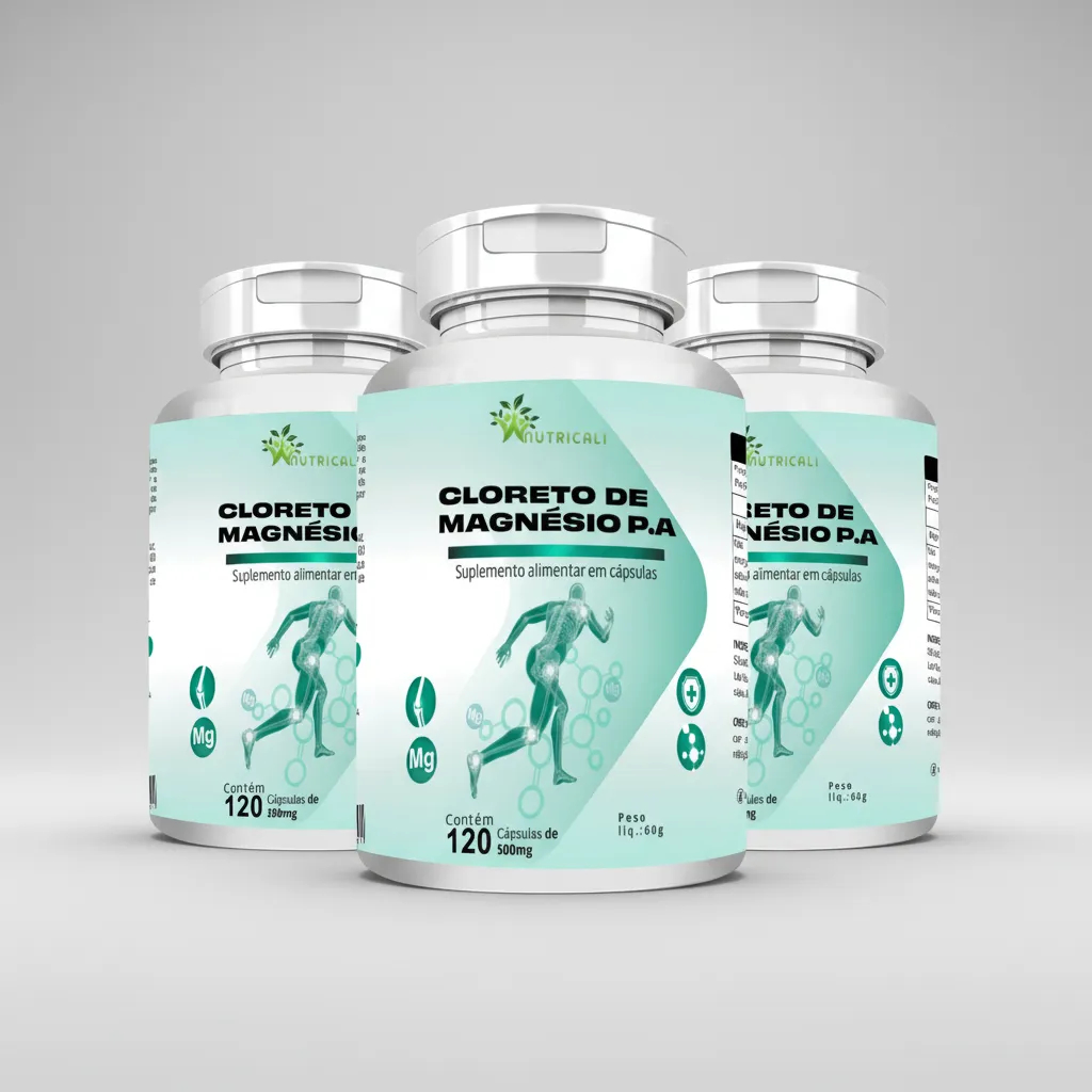 Kit C/ 3 Cloreto de Magnésio PA Puro 360 Cápsulas 500mg Imunidade Nutricali em Oferta na Shopee