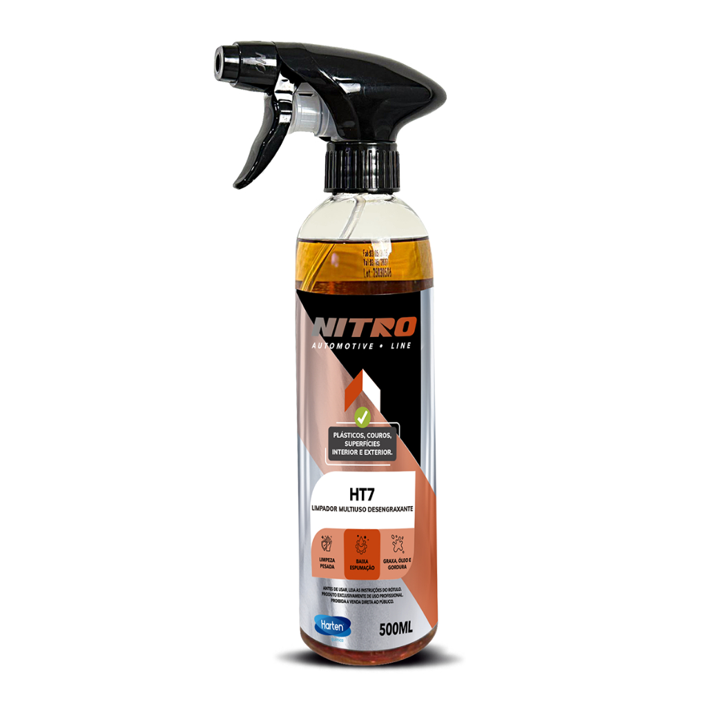 LIMPADOR MUTIUSO HT7 DESENGRAXANTE FLOTADOR NITRO AUTOMOTIVE . LINE  500ML (TODA SUPERFÍCIE INTERIOR E EXTERIOR)