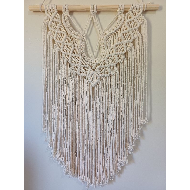 Painel de Decoração em Macrame 40x56cm em Oferta na Shopee