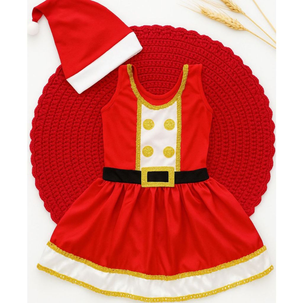 vestido BODY EMBAIXO MAMAE noel menina natal ACOMPNHA GORO SOMENTE