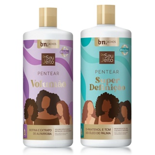 Kit Creme de Pentear Do Seu Jeito Volumão + Super Definição | bn.Cachos em Oferta na Shopee