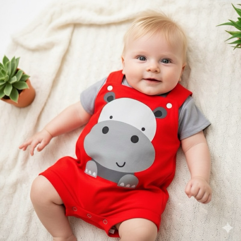 Conjunto jardineira+camiseta +cabide envio rápido de 0-3meses