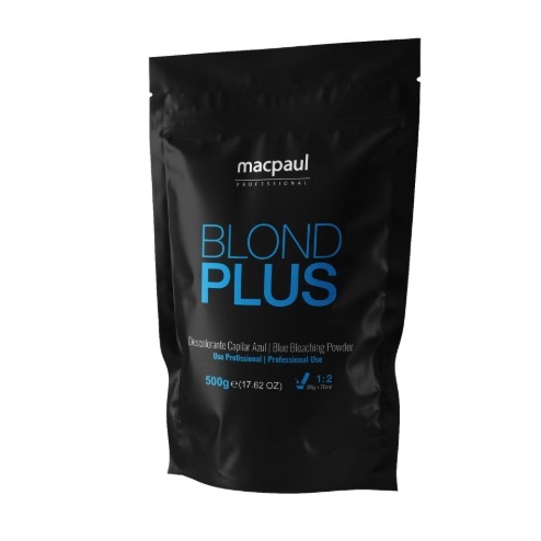 PÓ DESCOLORANTE BLOND PLUS AZUL 500GR - MACPAUL