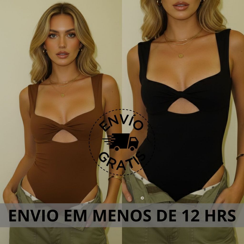 Body Feminino estiloso Tendência 2026 bodysuity BORY NÓ SUPLEX Bodys cavado Boris sexy gringa modinh em Oferta na Shopee