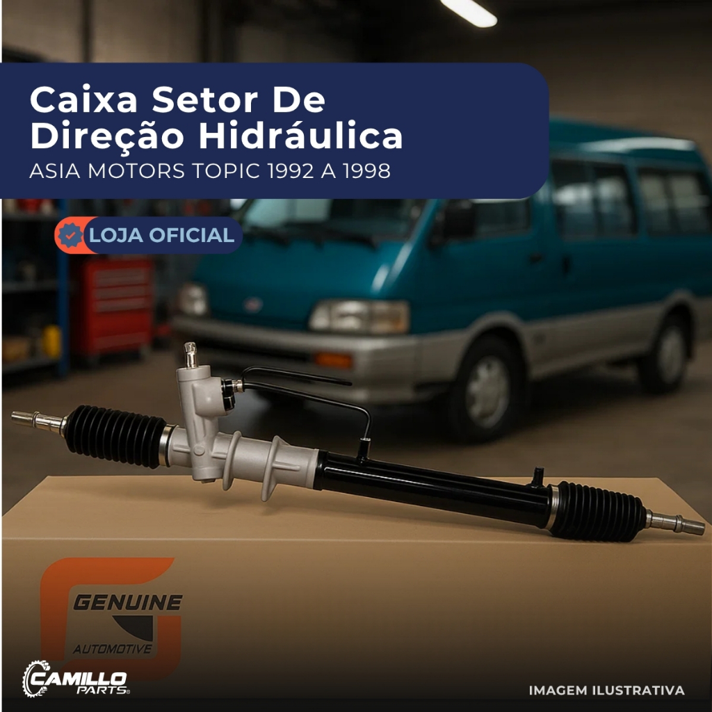 Caixa De Direção Hidráulica Kia Besta E Asia Topic 1992 A 1998 Genuine