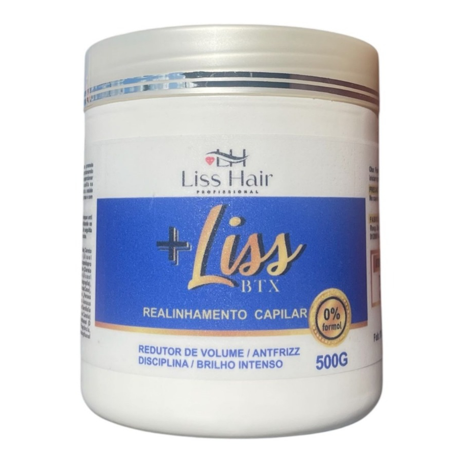 Btx Capilar + Liss Realinhamento Capilar e Brilho Intenso 500g Liss Hair Profissional em Oferta na Shopee