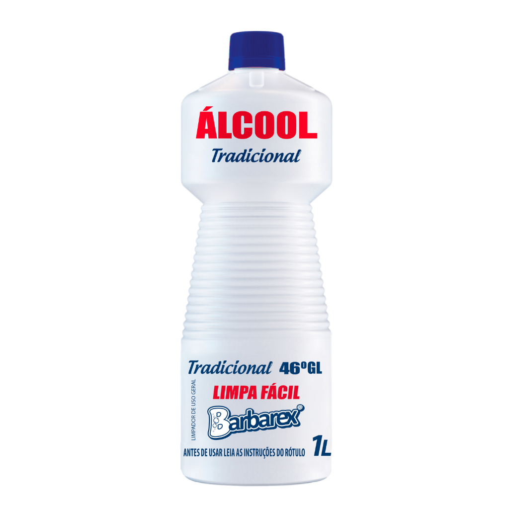 Limpa Base Álcool Tradicional 46 Gl Barbarex 1 litro em Oferta na Shopee