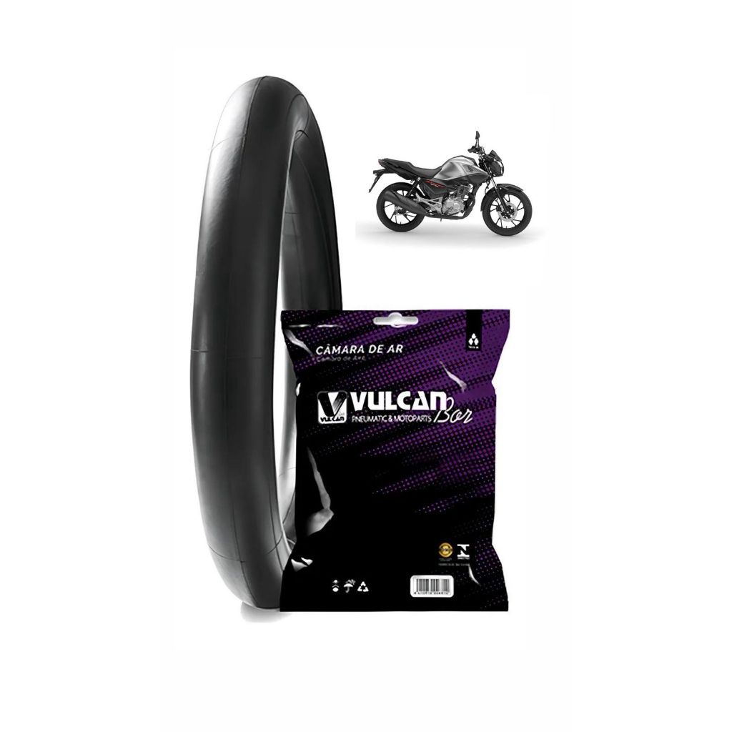 Camara De Ar Moto Aro 18 Cg Titan Fan 125 150 160 Ybr Yes em Oferta na Shopee