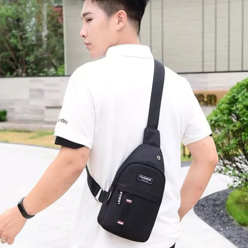 Bolsa Mochila De Peito Tiracolo Pochete Bolsa Impermeável Transversal Masculina em Oferta na Shopee