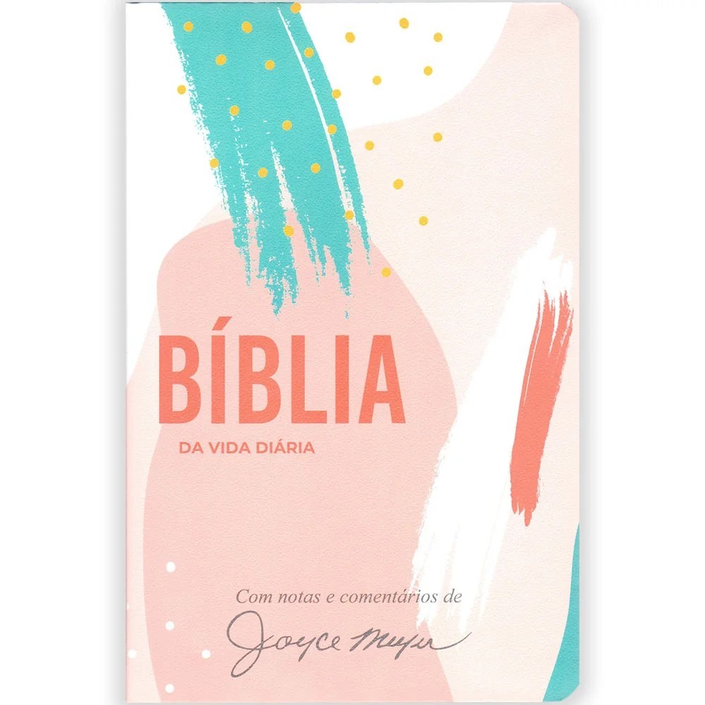 Bíblia de estudo Joyce Meyer - Abstrata em Oferta na Shopee
