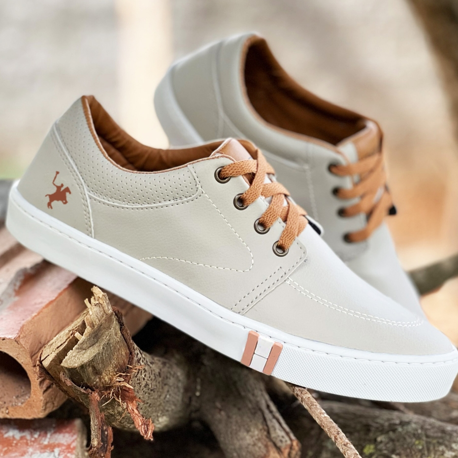 Tênis Courino Polo Sintetico Várias Cores Masculino Confortável Sapatenis Casual Dia a Dia em Oferta na Shopee