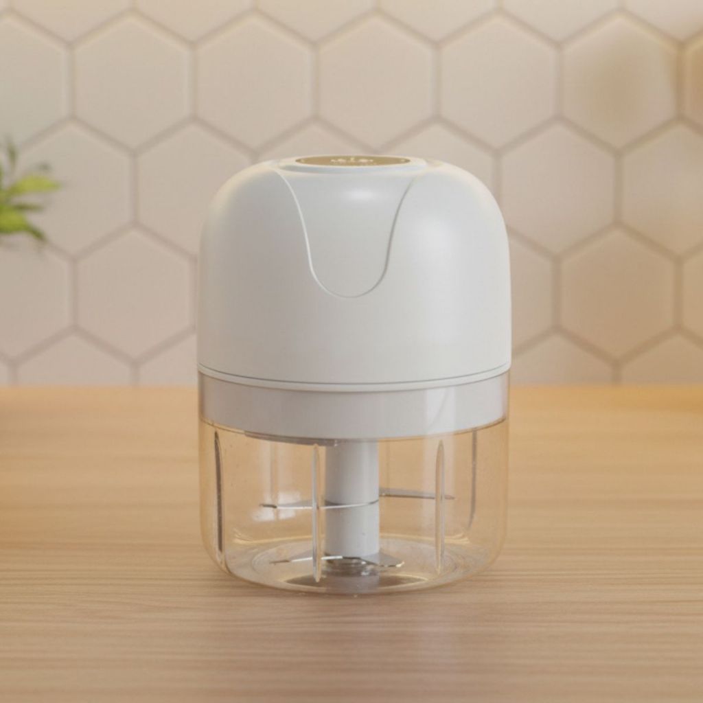 Mini Processador de Alimentos Eletrico Triturador portatil Sem Fio Recarregável USB Bivolt