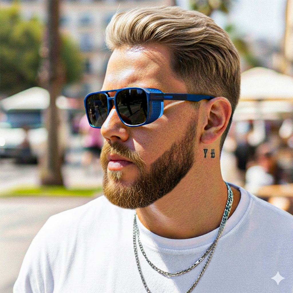 Óculos de Sol Masculino Polarizado Estiloso Lançamento