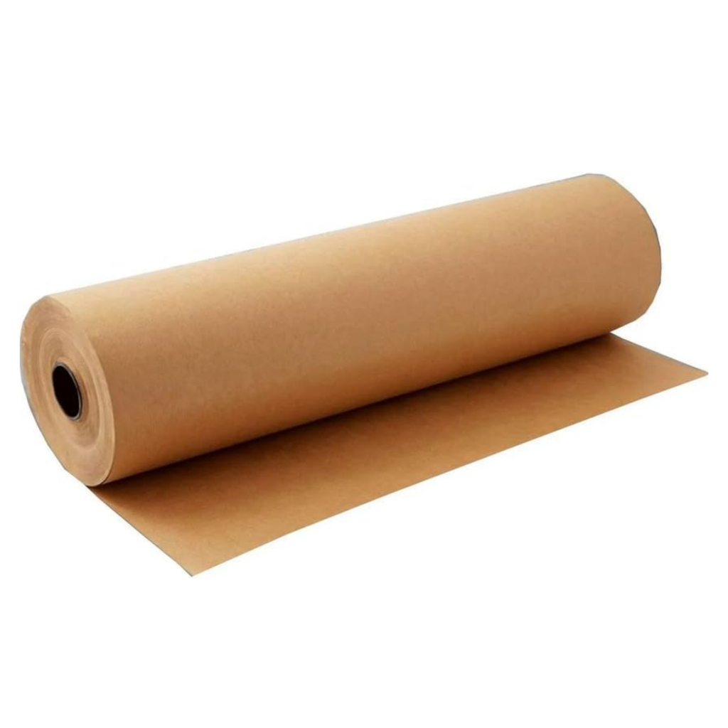 Bobina De Papel Semi Kraft 80g X 60cm - 3kg Bobina Embalagem Mascaramento Pintura Preenchimento
