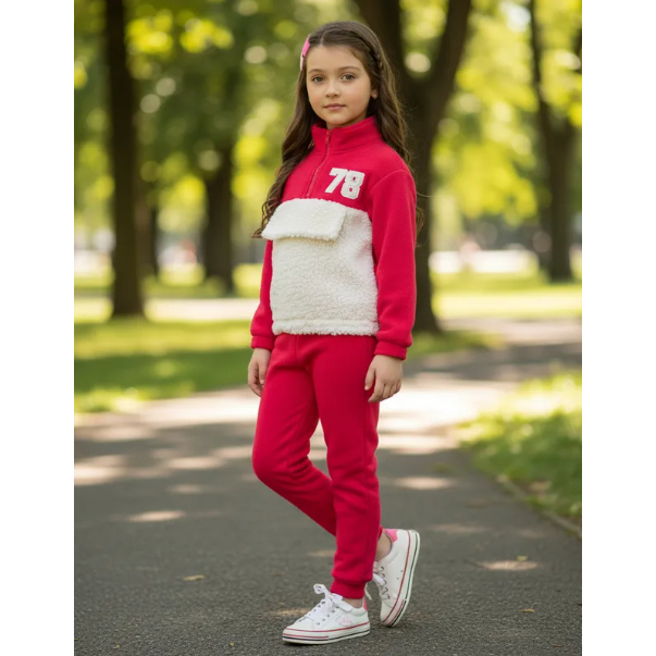 Conjunto Moletom Felpado Bebê Infantil Inverno - Tamanho 04 ao 14