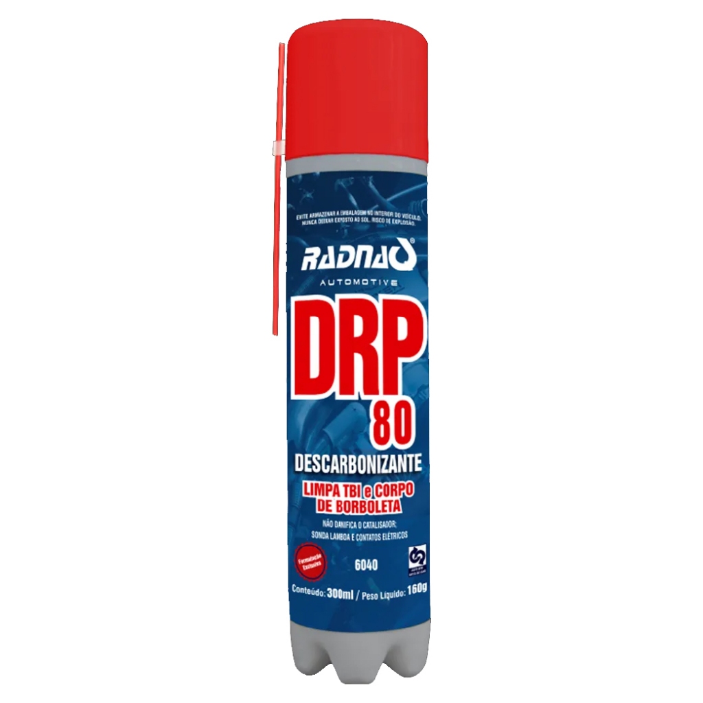 Descarbonizante Drp80 Radnaq Limpa Bico Tbi 300ml Car80