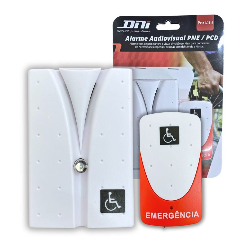 Alarme Campainha Banheiro Emergencia Idoso PNE PCD Sem Fio em Oferta na Shopee