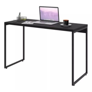 Mesa escrivaninha Home Office Industrial 90 Preta em Oferta na Shopee