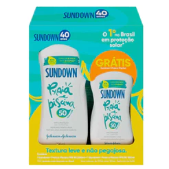 Kit Protetor Solar Sundown FPS50 Praia e Piscina 200ml + 100ml