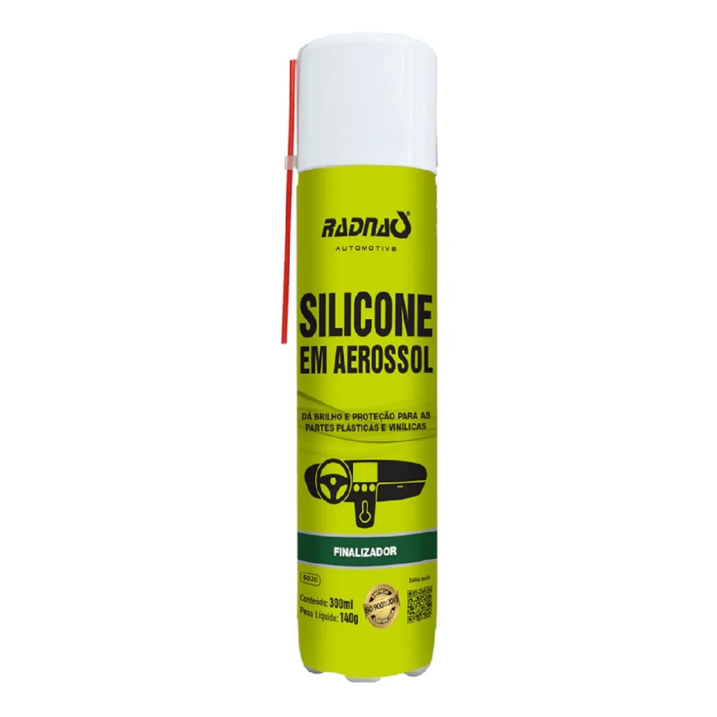 Silicone Spray Finalizador Painel Uso Geral 300ml Carro Casa Painel Barco Aerossol