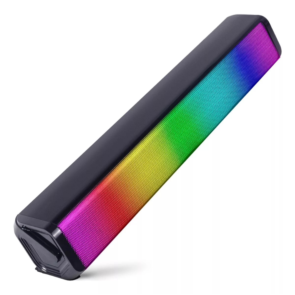 Caixa de Som Bluetooth RGB 50W para Notebook e PC Gamer Soundbar - AL-3557 - Altomex