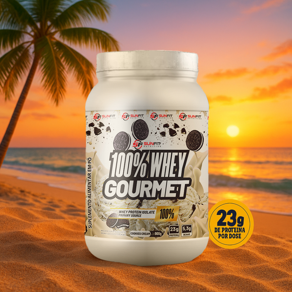 Whey 100% Isolado Gourmet Sunfit Low Carb