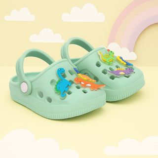 Sandália babuche infantil masculino menino dinossauro brilha no escuro lançamento em Oferta na Shopee