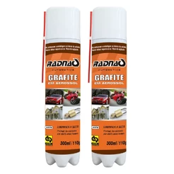 Kit 2 Grafite Spray Lubrificante A Seco 300ml Uso Geral
