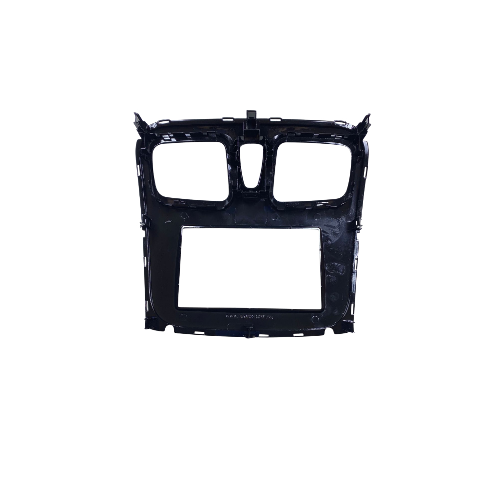 Imagem MOLDURA 7 - RENAULT SANDERO / LOGAN 2015 A 2024 BLACK PIANO ( F3324 )