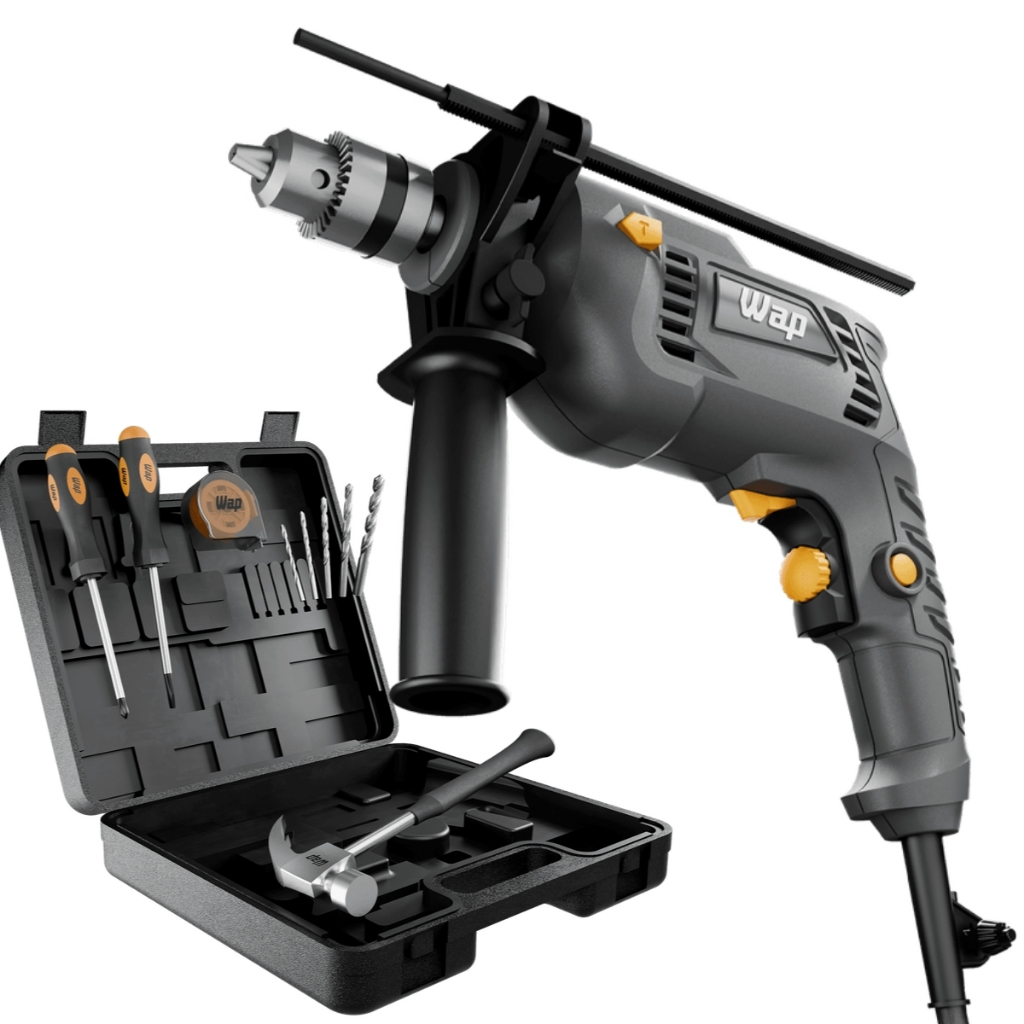 Parafusadeira e Furadeira de Impacto Mandril  3/8" WF 700K10 Wap Reverso e Limitador em Oferta na Shopee