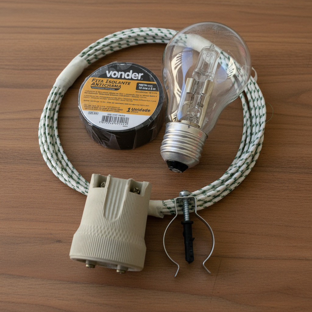 Kit Iluminação para Churrasqueira - Montagem Fácil e Rápida