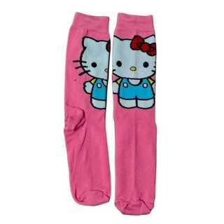 Meias Cano Longo Hello Kitty Algodão