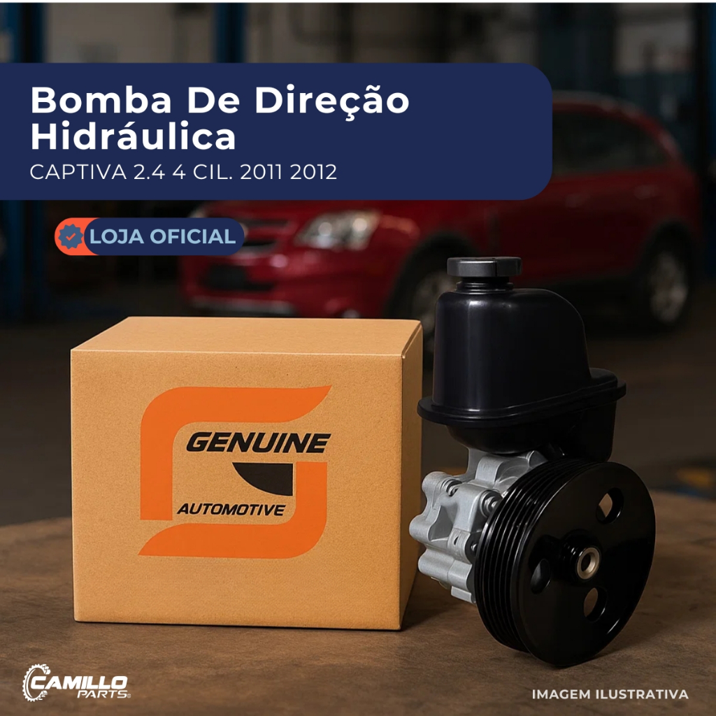 Imagem Bomba Direção Hidráulica Captiva 2.4 2011 2012 Genuine Automotive