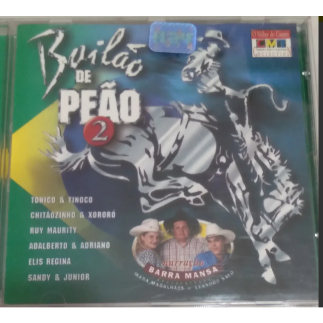 Cd Bailão De Peão Vol 2 Ruy Maurity Tonico Tinoco Sertanejo
