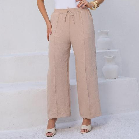 CALÇA PANTALONA FEMENINO CON  FORRO DE TECIDO DUNA CON BOLSO