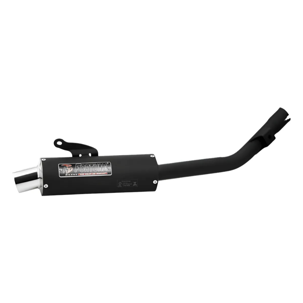 Escapamento Nxr Bros Ano 160 2025/2026 e Xre 190 Ano 2025/2026  Fortuna F1 Mini Turbo