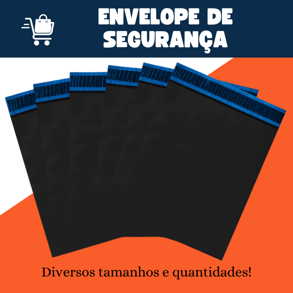 Kit Envelope de Segurança para E-commerce Vários Tamanhos em Oferta na Shopee